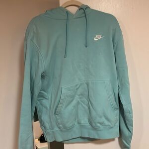 Turquoise Nike hoodie (Size - Mens Medium)